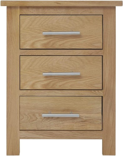 Bedside table solid oak - solid,