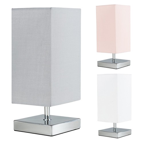 Chrome square touch bedside - touch,