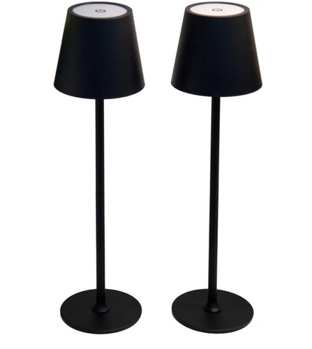 Set black led - black, bedside