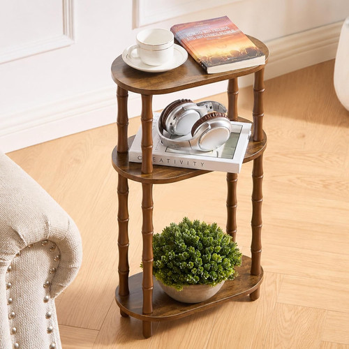 Rustic brown tier - brown, narrow