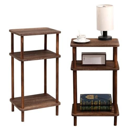 Side table set wooden - of, 2,